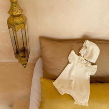 Load image into Gallery viewer, 53102LS-Summer Korean Waffle Lace Climbing Suit + Hat