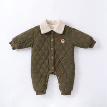 Load image into Gallery viewer, D23369LS-Fashionable newborn warm jumpsuit