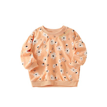 Load image into Gallery viewer, <Taiwan Pavilion> 86103SE-malwee autumn European and American children's floral round neck long-sleeved top
