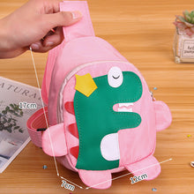 Load image into Gallery viewer, 82601AC- Korean cartoon little dinosaur crossbody canvas bag