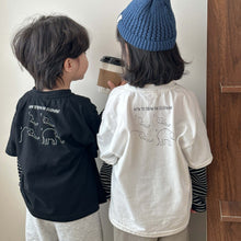 Load image into Gallery viewer, C83908SE-Fake two-piece children's striped long-sleeved bottoming shirt