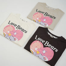 將圖片載入圖庫檢視器 24096PCW-夏裝韓版寬鬆愛心熊親子上衣【許願款】