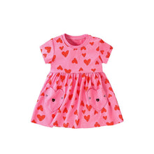 Load image into Gallery viewer, 9341DS-Summer European and American short-sleeved round-neck princess dress