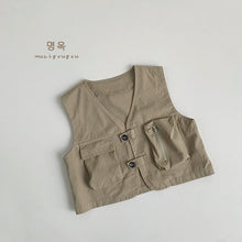 Load image into Gallery viewer, 88057SE-Spring and summer mountain retro workwear vest top