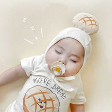 Load image into Gallery viewer, 53101LS-Summer pineapple bun print style bodysuit + hat