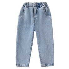 Load image into Gallery viewer, C85018PA-Boys and girls elastic soft denim cigarette trousers