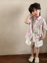 Load image into Gallery viewer, X86068TG-Summer tie-dye leisure holiday style suit & dress brother and sister outfit