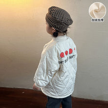 Load image into Gallery viewer, D83119SE-Winter smiley face print plus velvet thick warm short jacket