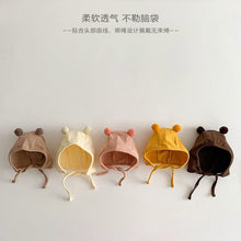 Load image into Gallery viewer, D23306AC-Baby cute wool ball pure cotton earmuffs