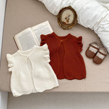 Load image into Gallery viewer, M2031SE-Pure color all-match flying sleeve round neck vest