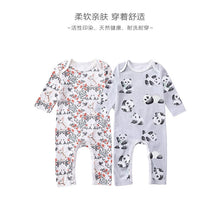 Load image into Gallery viewer, D23225LS-Autumn Panda Flower Long Sleeve Climbing Suit
