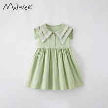 Load image into Gallery viewer, A2416DS- Spring and summer European and American children's stylish sleeveless casual dress