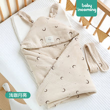 Load image into Gallery viewer, 6054AC-Big rabbit ears newborn anti-startle swaddle