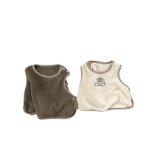 Load image into Gallery viewer, Y7327SE-Autumn and winter vest with bear terry contrasting edges