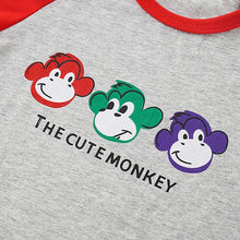 Load image into Gallery viewer, 4401HTG-malwee round neck casual short-sleeved pants children's suit