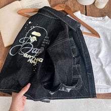 Load image into Gallery viewer, TC1333SE-Autumn Japanese monkey print denim jacket for boys and girls