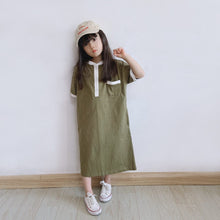 Load image into Gallery viewer, 202PCW-Spring and summer leisure long cotton knitted parent-child dress