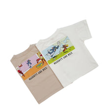 Load image into Gallery viewer, 625080PCW-Summer Korean style short-sleeved cartoon loose parent-child tops