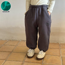 Load image into Gallery viewer, D83192PA-Autumn and winter plus velvet Mm sports casual pants