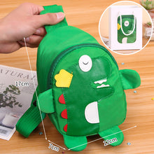 Load image into Gallery viewer, 82601AC- Korean cartoon little dinosaur crossbody canvas bag