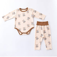 Load image into Gallery viewer, D23278TG-Men's and women's autumn and winter base warm underwear set