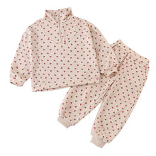 Load image into Gallery viewer, C83988TG- Spring Loose Casual Zipper Neck Top + Pants Two-piece Set