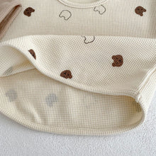 Load image into Gallery viewer, K5212TG-Cotton Bear Waffle Top Casual Shorts Two-piece Set