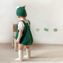 Load image into Gallery viewer, 53113LS-Korean spring and summer frog shape suspenders and hat