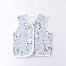 Load image into Gallery viewer, D23313SE-Padded warm baby vest for boys and girls
