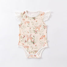 Load image into Gallery viewer, D23074LS-Summer short-sleeved lace bodysuit (without hat)