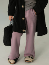 Load image into Gallery viewer, BB2239PCW-Autumn Japanese style cotton straight-leg raw-edge parent-child trousers