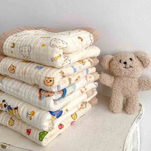 Load image into Gallery viewer, A07AC-Cotton soft absorbent gauze cover blanket baby bath towel