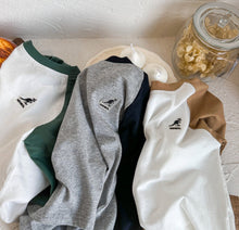 Load image into Gallery viewer, TC0998SE-Autumn contrast color embroidered animal long-sleeved top