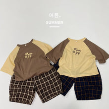 Load image into Gallery viewer, 1198PA- Forest retro casual plaid children's shorts