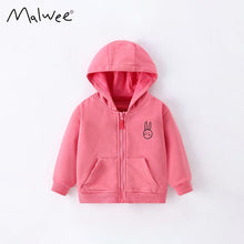 Load image into Gallery viewer, 9028SE-malwee European and American girls zipper sweater jacket