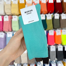 Load image into Gallery viewer, M-1605AC-Korean MARIAN Morandi color long tube socks for adults (5 pairs minimum order, can be mixed colors)
