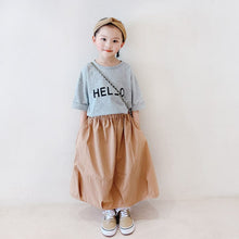 Load image into Gallery viewer, 22023PCW-Spring and summer mid-length wrinkled flower bud lantern skirt parent-child outfit