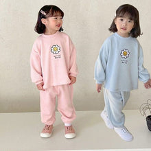 Load image into Gallery viewer, Y8372TG-Sunflower Boys and Girls Casual Sports Suit