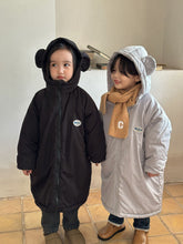 Load image into Gallery viewer, D83205SE-Autumn and winter bear hooded long coat