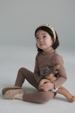 將圖片載入圖庫檢視器 BB2325PCW-秋冬密邊高領打底衫+打底褲親子家居套裝