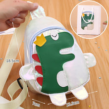 Load image into Gallery viewer, 82601AC- Korean cartoon little dinosaur crossbody canvas bag