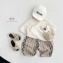 Load image into Gallery viewer, 23058SE-Korean cute rabbit children's short-sleeved top