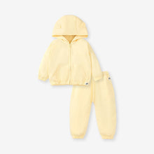 Load image into Gallery viewer, 22087TG-Little maven European and American home hooded sports style pure cotton suit