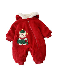 Load image into Gallery viewer, AL748LS-Autumn and winter thickened baby bear New Year's greetings climbing clothes