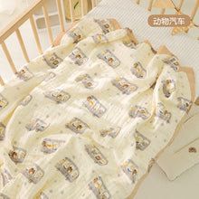 Load image into Gallery viewer, 2076AC-Cartoon Printed Baby Gauze Newborn Soft Absorbent Blanket Bath Towel