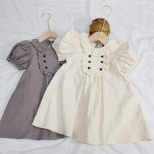 Load image into Gallery viewer, 25D450DS-Korean style sweet puff sleeve cute doll dress