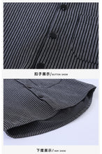 Load image into Gallery viewer, CC260843SE-春秋季純棉條紋長袖襯衫