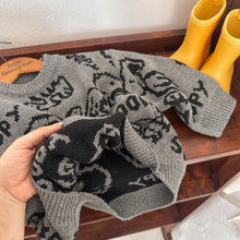 Load image into Gallery viewer, 77c89SE-Autumn cartoon puppy wool pullover sweater for boys and girls