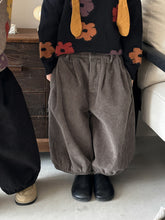 Load image into Gallery viewer, 25Q44PA-春季森系簡約燈芯絨燈籠寬褲