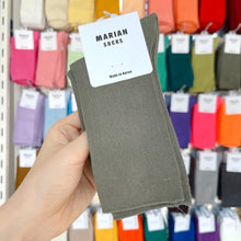 Load image into Gallery viewer, M-1605AC-Korean MARIAN Morandi color long tube socks for adults (5 pairs minimum order, can be mixed colors)